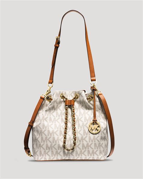 michael kors bucket bag white|michael kors bucket bag sale.